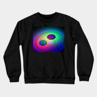 Twin Planets-Available As Art Prints-Mugs,Cases,Duvets,T Shirts,Stickers,etc Crewneck Sweatshirt